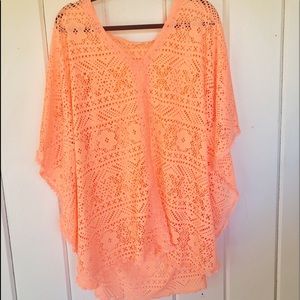 O’rageous Crochet Swimsuit Coverup